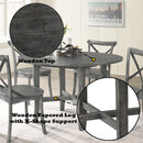 Kendric Dining Table, Rustic Gray Finish Acme