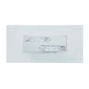 Gianna Dining Table, Clear Glass Top & Stainless Steel Acme