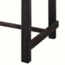 Yelena Counter Height Table, Marble Top & Weathered Espresso Finish Acme