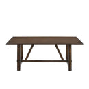Kaelyn Dining Table, Dark Oak Finish Acme