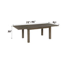 Nabirye Dining Table, Dark Oak Finish Acme