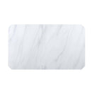 Zumala Dining Table, Marble Top & Weathered Oak Finish Acme