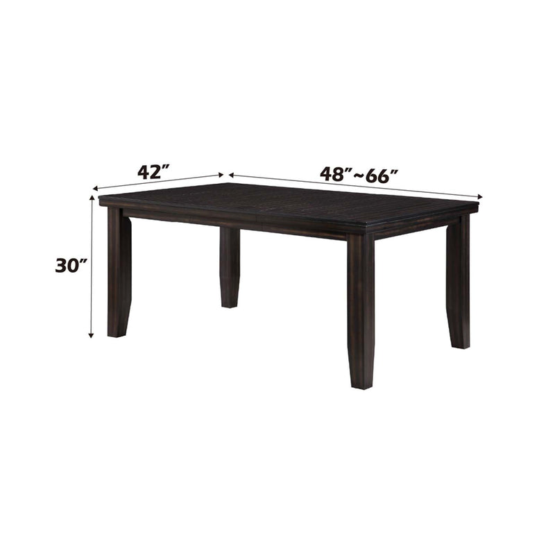 Urbana Dining Table, Espresso Finish Acme
