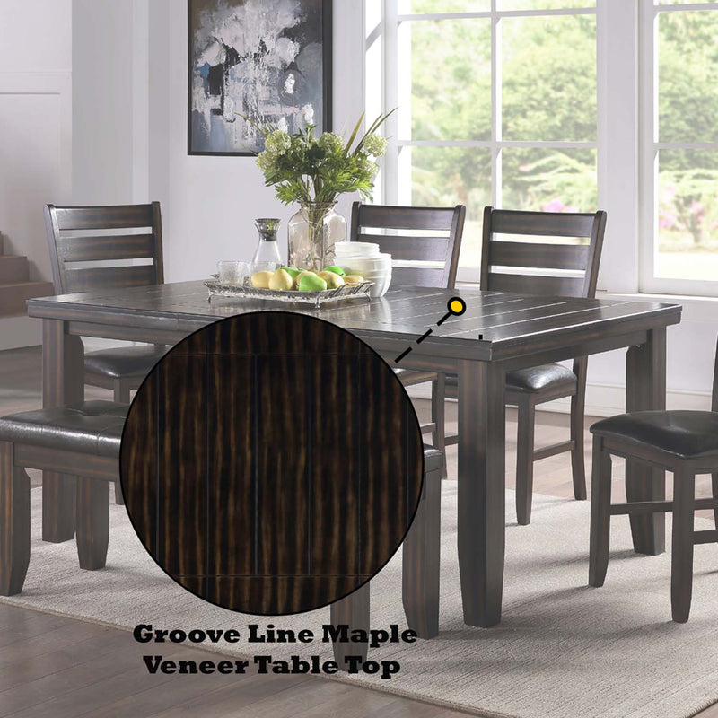 Urbana Dining Table, Espresso Finish Acme
