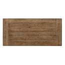 Leventis Dining Table, Weathered Oak Finish Acme