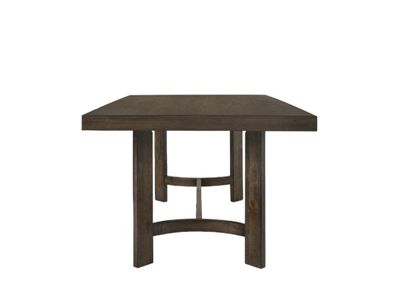 Farren Dining Table, Weathered Oak Finish Acme