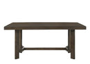 Farren Dining Table, Weathered Oak Finish Acme