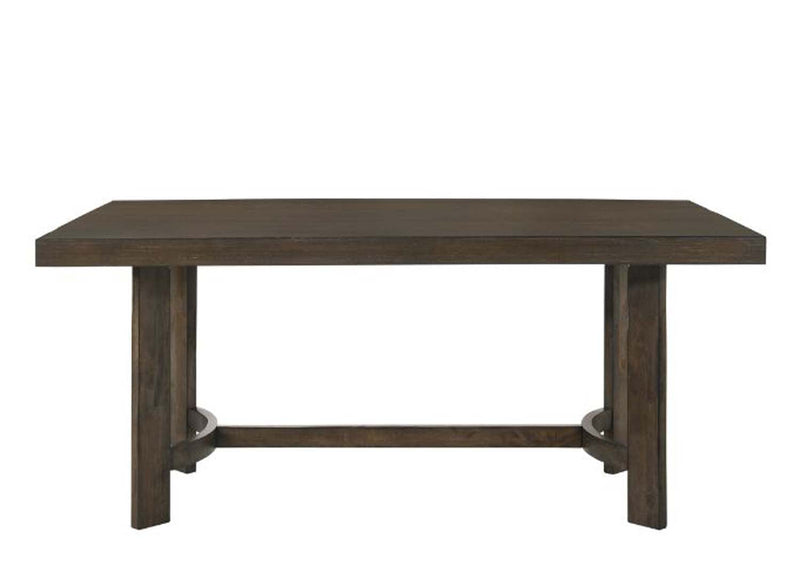 Farren Dining Table, Weathered Oak Finish Acme