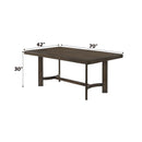 Farren Dining Table, Weathered Oak Finish Acme