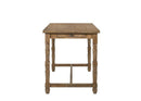 Farsiris Counter Height Table, Weathered Oak Finish Acme