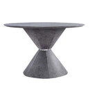Ansonia Dining Table, Faux Concrete Acme