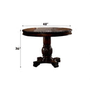 Chateau De Ville Counter Height Table, Espresso Finish Acme