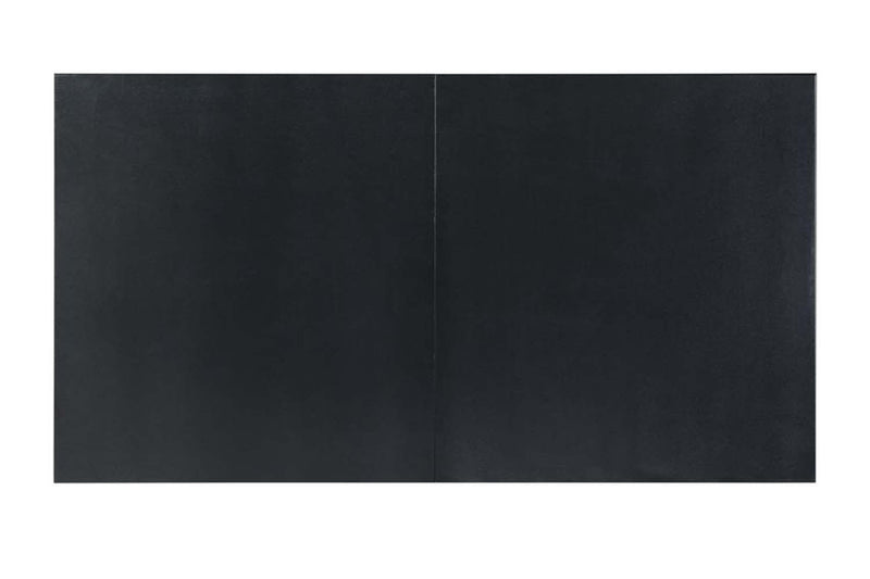 Varian II Dining Table, Mirrored & Black Finish Acme