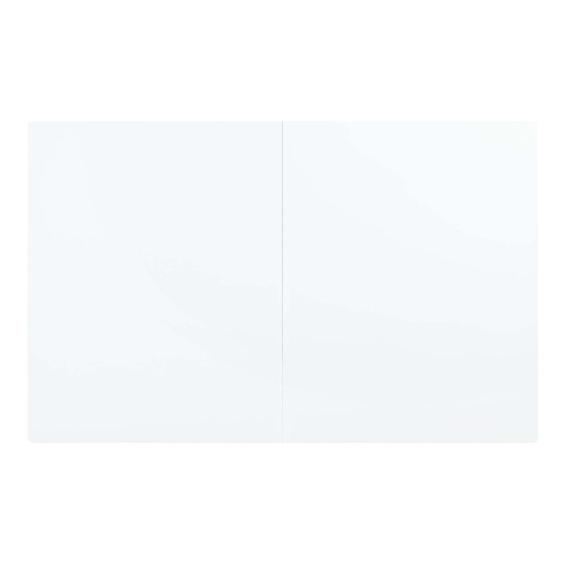 Palton Dining Table, High Gloss White Finish Acme