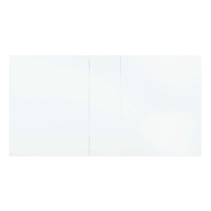 Palton Dining Table, High Gloss White Finish Acme