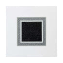 Elizaveta Counter Height Table w/Pedestal Base, Faux Crystal Diamonds Acme