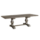 Landon Dining Table w/Leaf, Salvage Gray Finish Acme