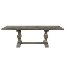 Landon Dining Table w/Leaf, Salvage Gray Finish Acme