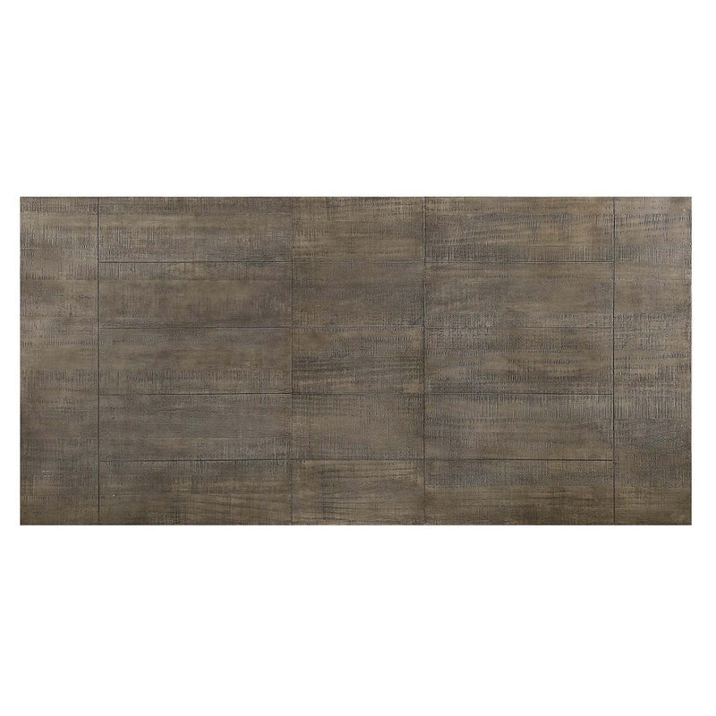 Landon Dining Table w/Leaf, Salvage Gray Finish Acme