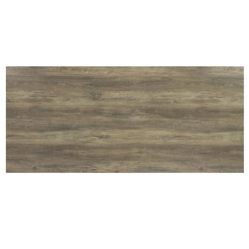 Abiram Dining Table, Rustic Oak Finish Acme
