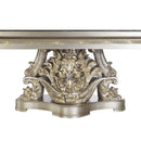 Danae Dining Table, Champagne & Gold Finish Acme