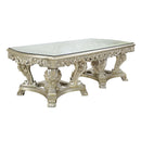 Sorina Dining Table, Antique Gold Finish Acme