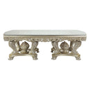 Sorina Dining Table, Antique Gold Finish Acme