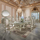 Sorina Dining Table, Antique Gold Finish Acme