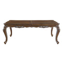 Latisha Dining Table, Antique Oak Finish Acme