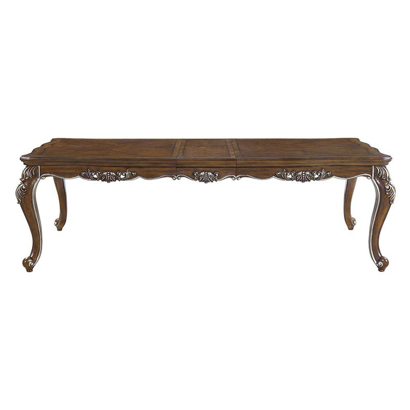Latisha Dining Table, Antique Oak Finish Acme