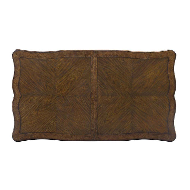 Latisha Dining Table, Antique Oak Finish Acme