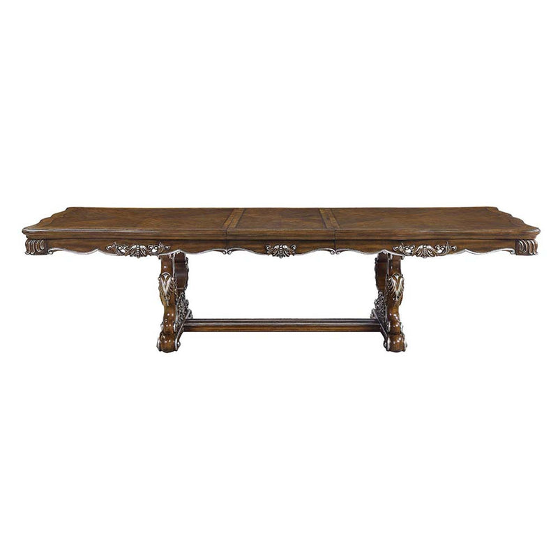 Latisha Dining Table, Antique Oak Finish Acme