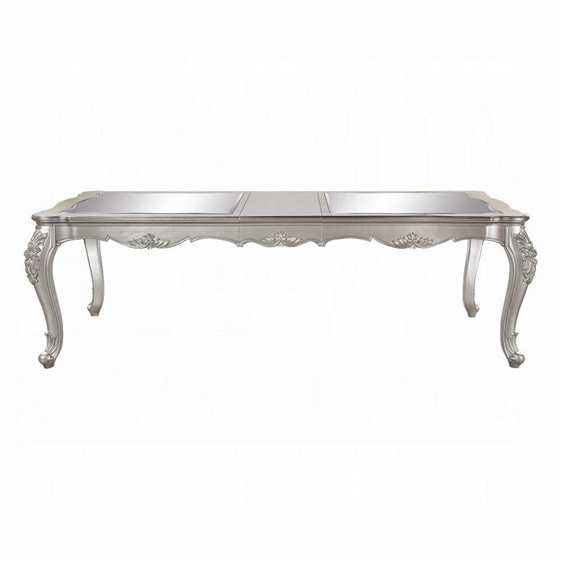 Bently Dining Table, Champagne Finish Acme