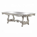 Bently Dining Table, Champagne Finish Acme
