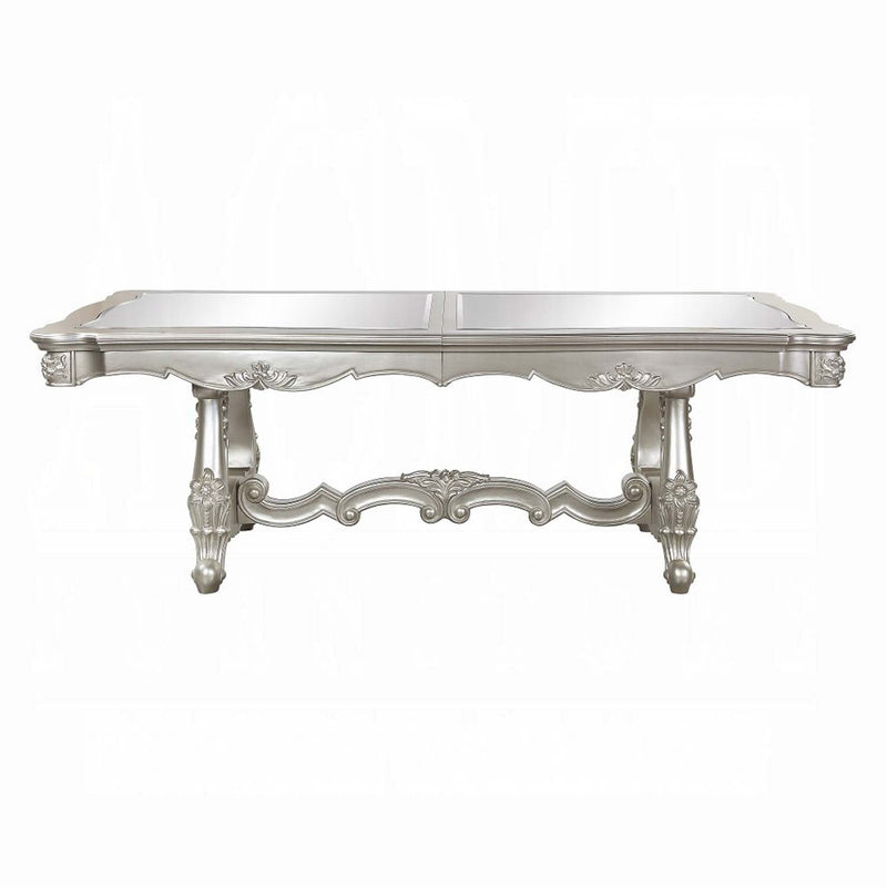 Bently Dining Table, Champagne Finish Acme