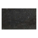 Lanton Dining Table, Natural Marble & Antique White Finish Acme