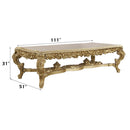 Bernadette Dining Table, Gold Finish Acme