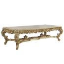 Bernadette Dining Table, Gold Finish Acme