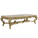 Bernadette Dining Table, Gold Finish Acme