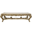 Bernadette Dining Table, Gold Finish Acme