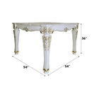 Vendome Counter Height Table, Antique Pearl Finish Acme