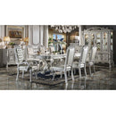 Dresden Dining Table, Bone White Finish Acme
