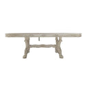 Dresden Dining Table, Bone White Finish Acme