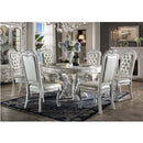 Dresden Round Dining Table, Bone White Finish Acme
