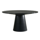 Froja Round Dining Table, Black Finish Acme