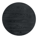Froja Round Dining Table, Black Finish Acme