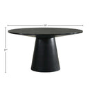 Froja Round Dining Table, Black Finish Acme