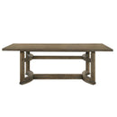 Parfield Dining Table, Weathered Oak Finish Acme