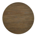 Parfield Round Dining Table, Weathered Oak Finish Acme