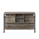 Edina Counter Height Table, Antique Oak & Sandy Gray Finish Acme